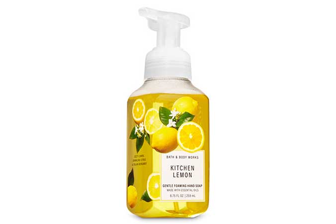 Worst: Bath & Body Works Anti-Bacterial Gentle Foaming Hand Soap in Kitchen Lemon