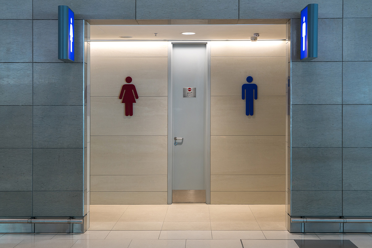 Using a Public Restroom