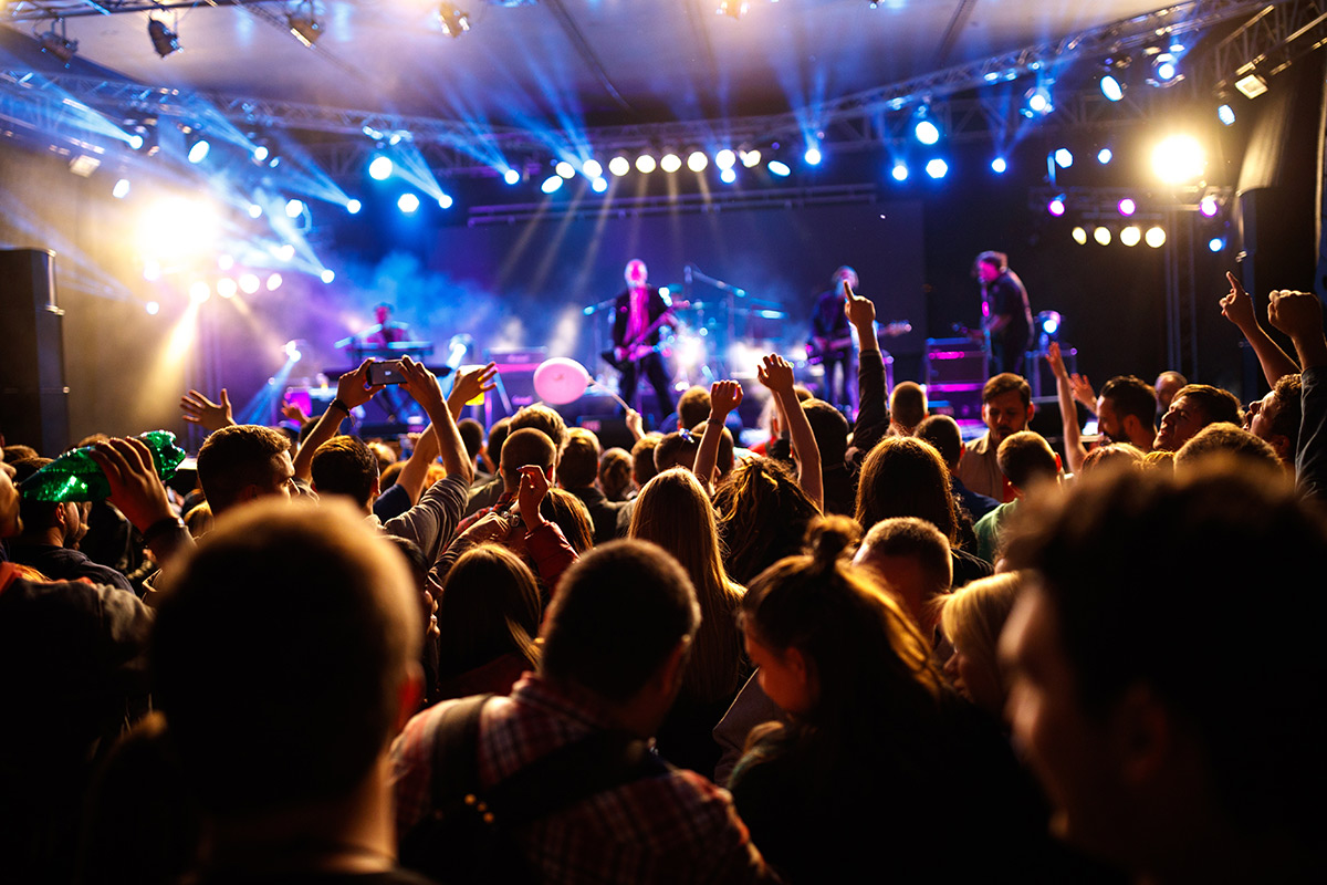 Attending a Crowded Concert