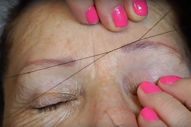 Eyebrow Threading