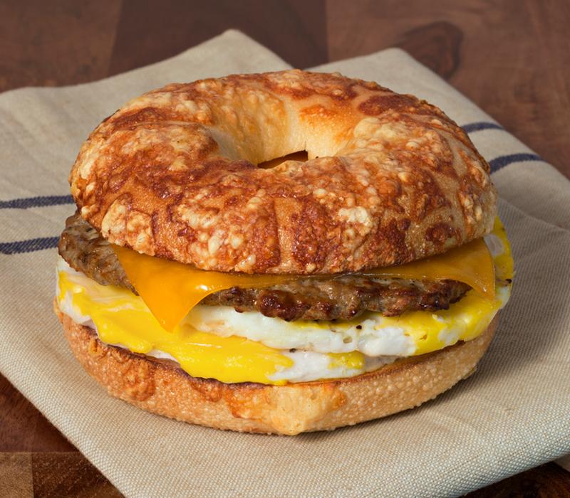 26. Einstein Bros.: Turkey Sausage and Cheese Bagel