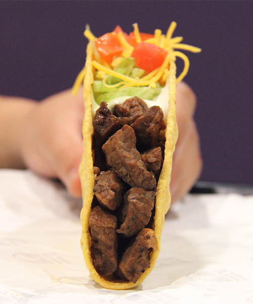 19. Taco Bell: Two Steak Tacos
