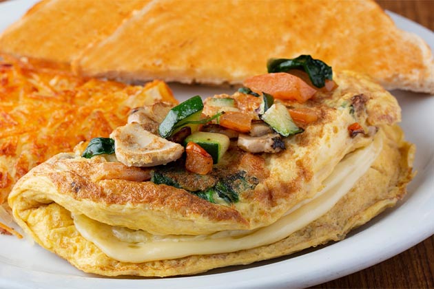 27. Denny’s: Fit Fare Loaded Veggie Omelet